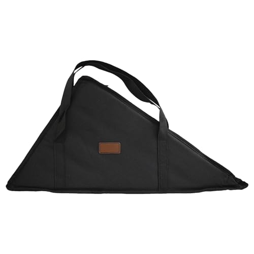 AYKHDS Reisetasche, Sporttasche, Turnbeutel, dreieckige Reisetasche mit doppelten Reißverschlüssen und Griffen, Wochenendtasche für Damen, Schwarz, Reisetasche von AYKHDS