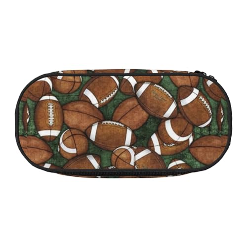 Federmäppchen mit Fußball-Aufdruck und grünem Druck, für Schule, Studenten, wiederverwendbar, für Stifte, Make-up, Kulturbeutel, einfacher Zugriff, Schwarz , Einheitsgröße, Taschen-Organizer Federmäppchen mit Fußball-Aufdruck und grünem Druck, für Schule, Studenten, wiederverwendbar, für Stifte, Make-up, Kulturbeutel, einfacher Zugriff, Schwarz , Einheitsgröße, Taschen-Organizer von AYYQWE