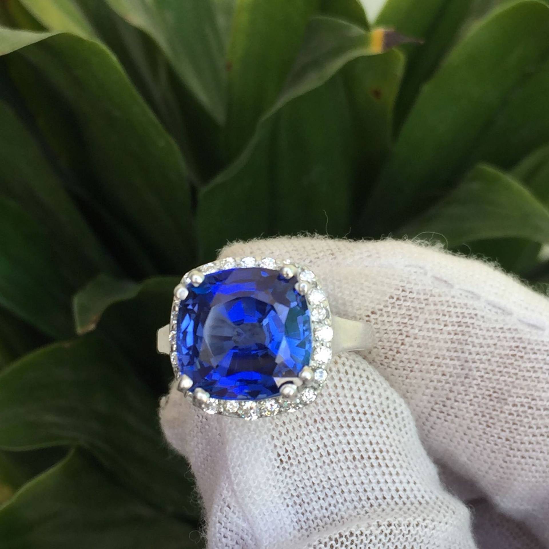 Natürlicher Blauer Tansanit 6 Karat Ring, 925 Sterling Silber, Handgemachter Ring Für Männer Und Frauen, Jubiläumsgeschenk von AarinJewels