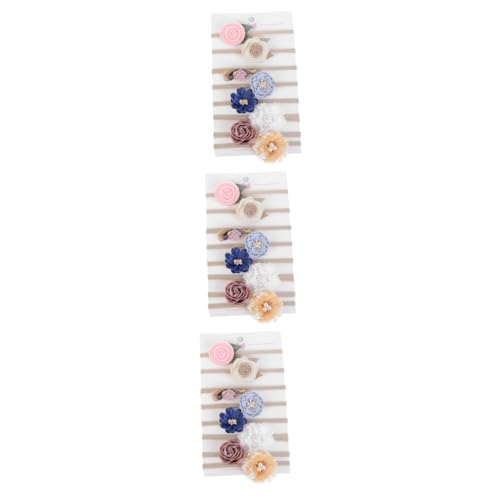 Abaodam 24 Stk Stoff Baby Stirnband niedliche Blumen Kinder Kopf bedeckungen haarband baby haarbänder baby Cloth headband Kleinkind Requisiten Stoffblumen Kopfbedeckung neugeboren Schal von Abaodam