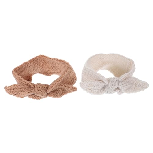 Abaodam 2stücke Haarband Mit Schleife Strick Haarband Für Mädchen Niedliches Accessoire Für Geburtstagsfeiern Neugeborene Und Kaffee Abaodam 2stücke Haarband Mit Schleife Strick Haarband Für Mädchen Niedliches Accessoire Für Geburtstagsfeiern Neugeborene Und Kaffee von Abaodam