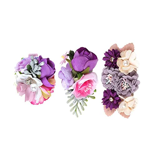 Abaodam 3 Stück Haarnadel Blumen Haarspangen Simulierte Blumen Kopfbedeckungen Blumen Accessoires Kinder Haarschmuck Künstlicher Blumen Kopfschmuck Blumen Haarspangen Kinder von Abaodam