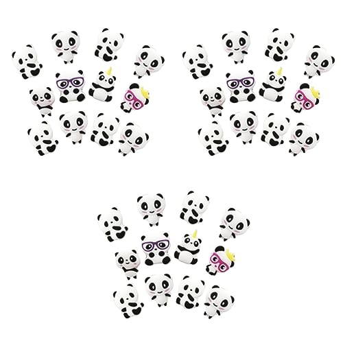 Abaodam 36 Stk Panda-Ring party mitgebsel kinder kinderparty mitgebsel Kindergeburtstag tiermotive gift for kids gifts for kids Geschenkidee Ringe Karikatur Schmuck kleines Geschenk von Abaodam