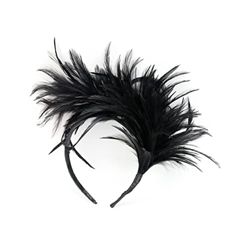 Abaodam Karnevals-fascinator Fell-stirnband 20er-jahre-fascinator-hüte Fascinator Für Karneval Feder-stirnband 50er-jahre-fascinator-hüte Farbenfroher Fascinator Damen Charmant Zubehör von Abaodam