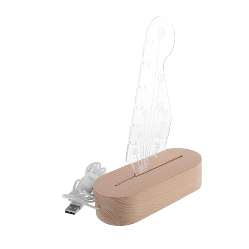 Abaodam Night Light Gitarre Pick Rack Acrylgitarren -Pick -Display Holz Basis Gitarren -Pick -Gitarren -Pick -Halter Nachtlicht Abaodam Night Light Gitarre Pick Rack Acrylgitarren -Pick -Display Holz Basis Gitarren -Pick -Gitarren -Pick -Halter Nachtlicht von Abaodam