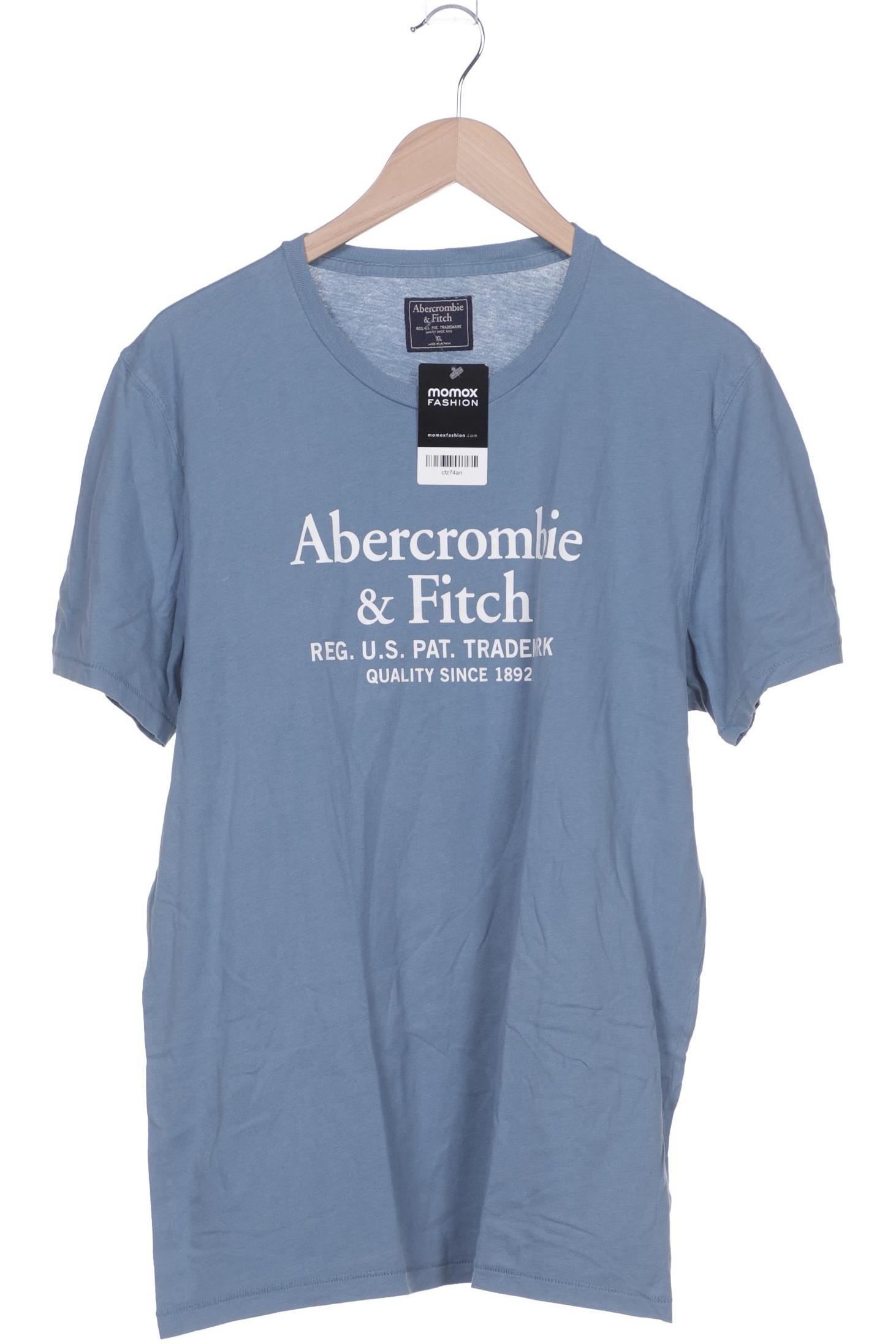 Abercrombie & Fitch Herren T-Shirt, blau, Gr. 54 von Abercrombie & Fitch