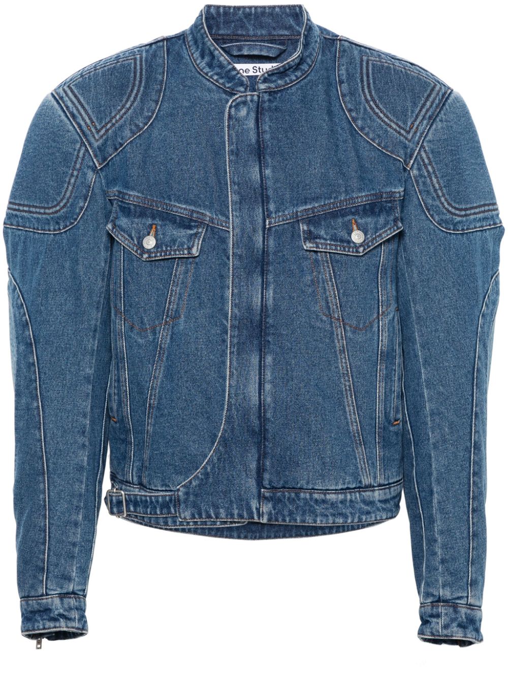 Acne Studios Biker Jeansjacke - Blau von Acne Studios