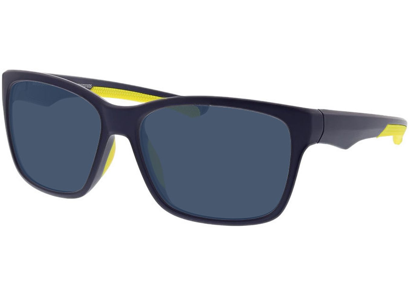 Force - matt blau/gelb Sonnenbrille mit Sehstärke, Vollrand, Rechteckig von Active by Brille24