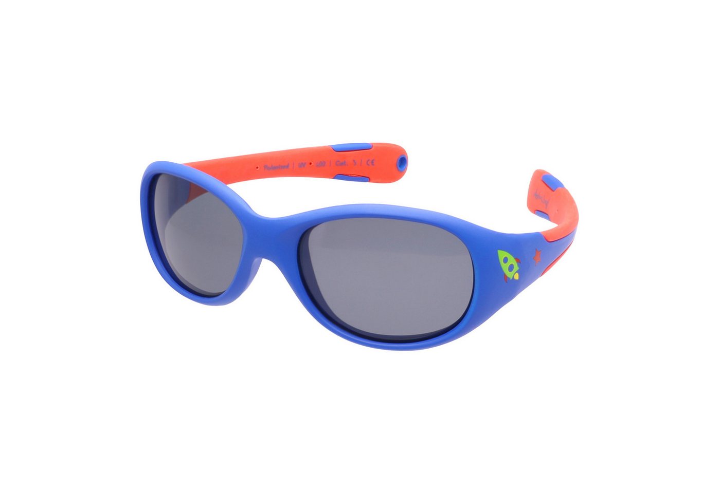 ActiveSol SUNGLASSES Sonnenbrille Baby 0-24 Monate (in bunten Farben & mit pfiffigen Motiven) Polarisiert, BPA-frei, mit Kopfband von ActiveSol SUNGLASSES