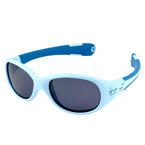 ActiveSol BABY Sonnenbrille 6-24 Monate, 100% UV-Schutz, BPA-frei, polarisiert, verstellbares Band, Prüfengel Bestnoten von ActiveSol