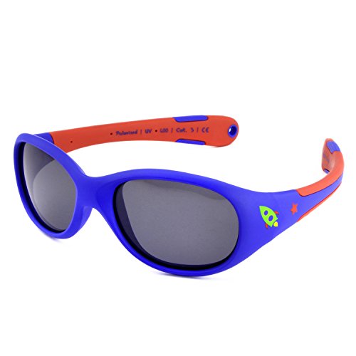 ActiveSol BABY Sonnenbrille 6-24 Monate, 100% UV-Schutz, BPA-frei, polarisiert, verstellbares Band, Prüfengel Bestnoten von ActiveSol