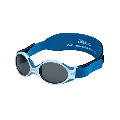 ActiveSol Explorer Baby-Sonnenbrille, 0-18 Monate, Mit Kopfband, UV400 Schutz, polarisiert, BPA frei von ActiveSol