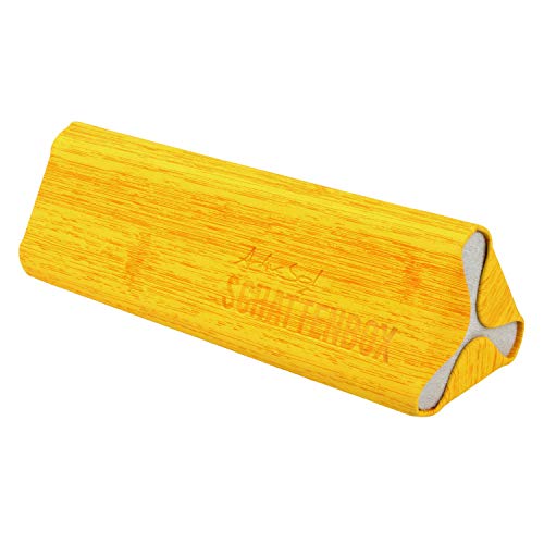 Brillenetui „Schattenbox“ | Hardcase für Brillen und Sonnenbrillen | verschiedene Größen für Kinder- und Erwachsene | weiches Material | Farben: gelb, grau und schwarz (Gelb, L | 16 x 7 x 6,5 cm) von ActiveSol
