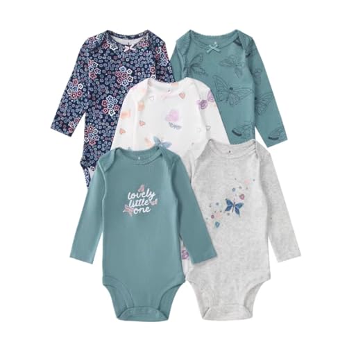 Acuryx Baby Body Langarm 5er Pack Neugeborene Strampler für Baby Jungen und Mädchen #650 12-18 Monate Acuryx Baby Body Langarm 5er Pack Neugeborene Strampler für Baby Jungen und Mädchen #650 12-18 Monate von Acuryx