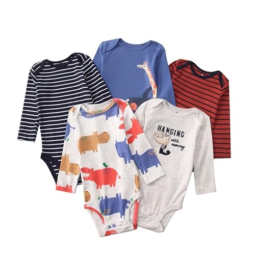 Acuryx Baby Body Langarm 5er Pack Neugeborene Strampler für Baby Jungen und Mädchen #600 3-6 Monate Acuryx Baby Body Langarm 5er Pack Neugeborene Strampler für Baby Jungen und Mädchen #600 3-6 Monate von Acuryx