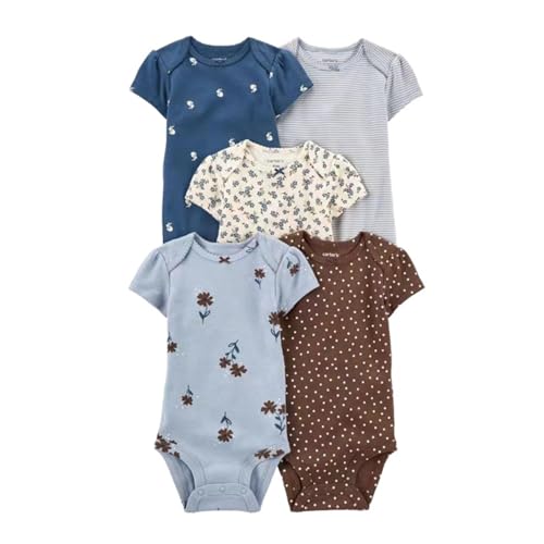 Acuryx Baby Strampler Bodys für Neugeborene Baby Jungen und Mädchen 5er Pack Kurzärmelig 18-24 Monate von Acuryx