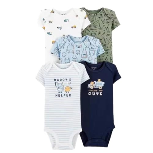 Acuryx Baby Strampler Bodys für Neugeborene Baby Jungen und Mädchen 5er Pack Kurzärmelig 6-9 Monate Acuryx Baby Strampler Bodys für Neugeborene Baby Jungen und Mädchen 5er Pack Kurzärmelig 6-9 Monate von Acuryx