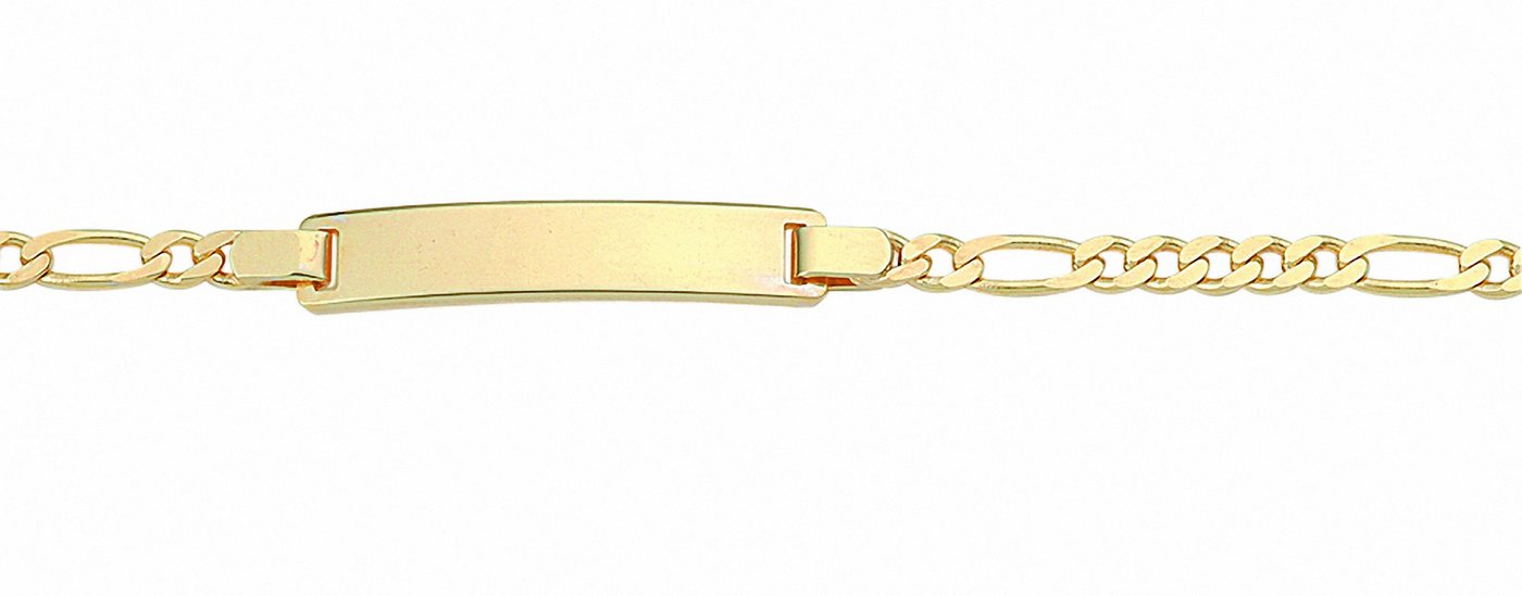 Adelia´s Goldarmband Damen Goldschmuck 333 Gold Figaro Armband 18,5 cm, 333 Gold Figarokette Goldschmuck für Damen von Adelia´s