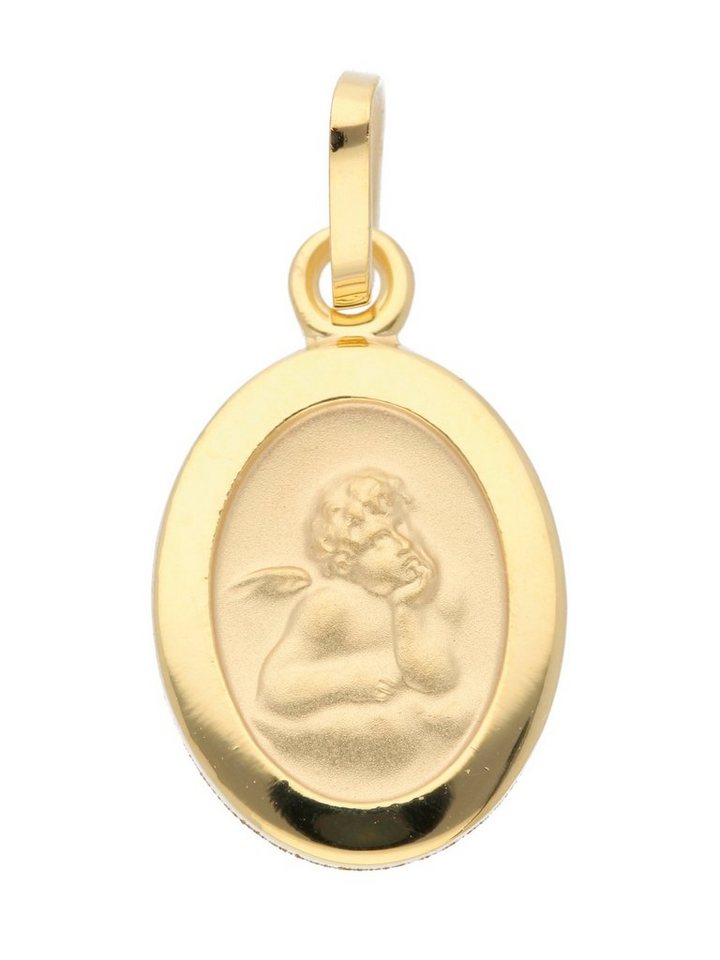 Adelia´s Kettenanhänger 333 Gold Anhänger Amor, Goldschmuck für Damen von Adelia´s