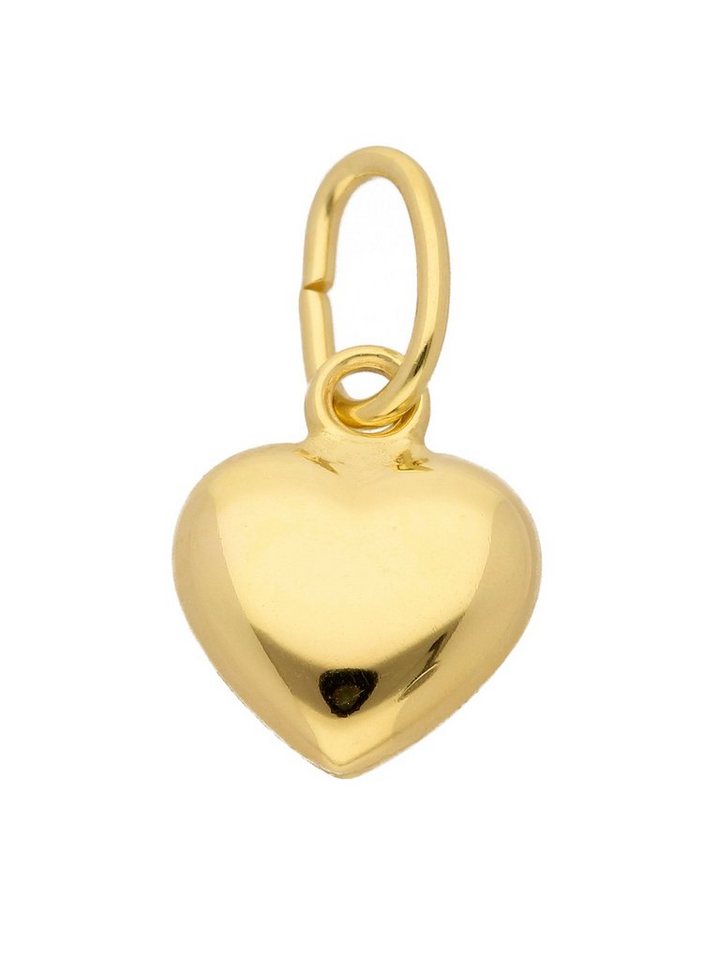 Adelia´s Kettenanhänger 585 Gold Anhänger Herz, Goldschmuck für Damen von Adelia´s