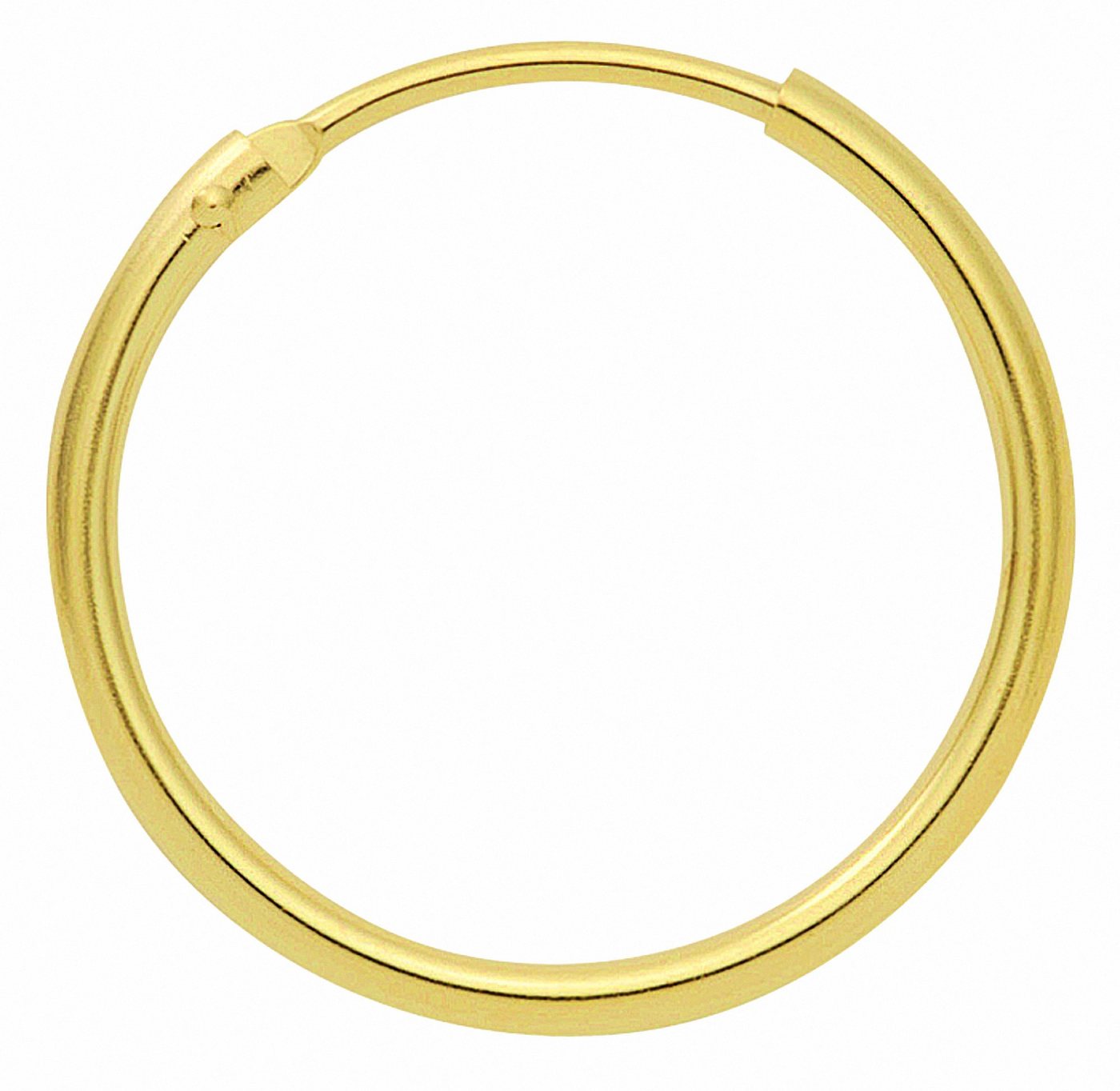 Adelia´s Paar Ohrhänger 1 Paar 333 Gold Ohrringe / Creolen Ø 20 mm, 333 Gold Goldschmuck für Damen von Adelia´s