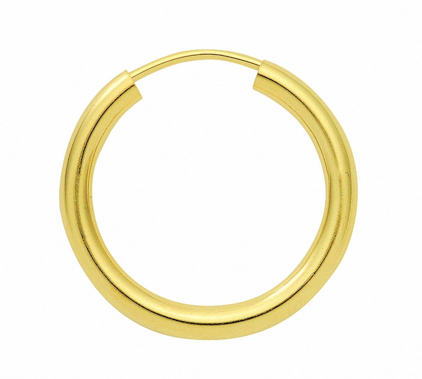 Adelia´s Paar Ohrhänger Damen Goldschmuck 1 Paar 333 Gold Ohrringe / Creolen Ø 50 mm, 333 Gold Goldschmuck für Damen von Adelia´s