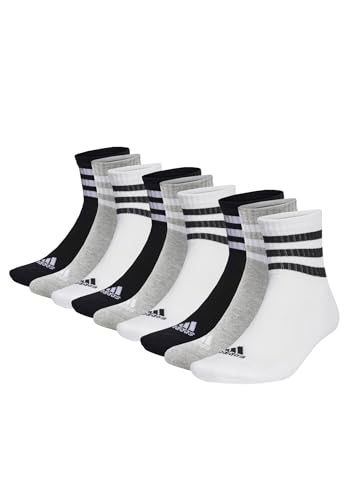 adidas 9 Paar C Sportswear MID 9p Mid Cut Socken Unisex Sportsocken, Farbe:Multi, Socken & Strümpfe:49-51 von adidas