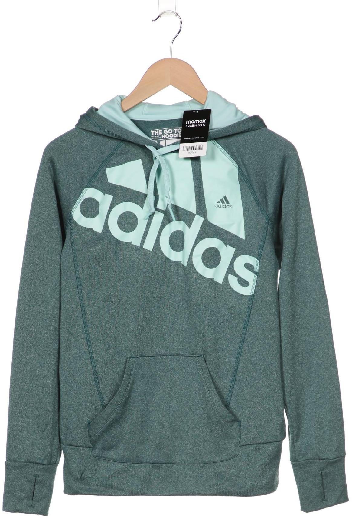 adidas Damen Kapuzenpullover, türkis, Gr. 38 von Adidas