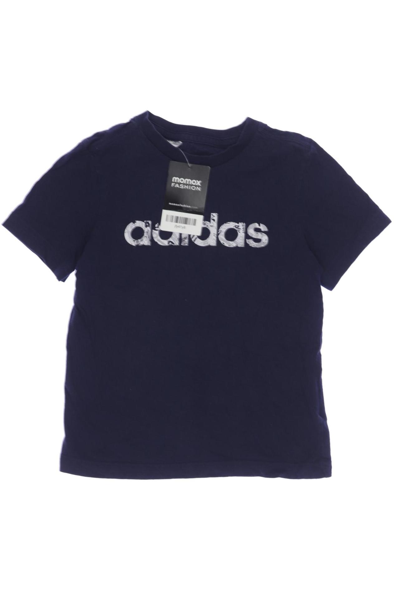 adidas Damen T-Shirt, marineblau, Gr. 116 von Adidas