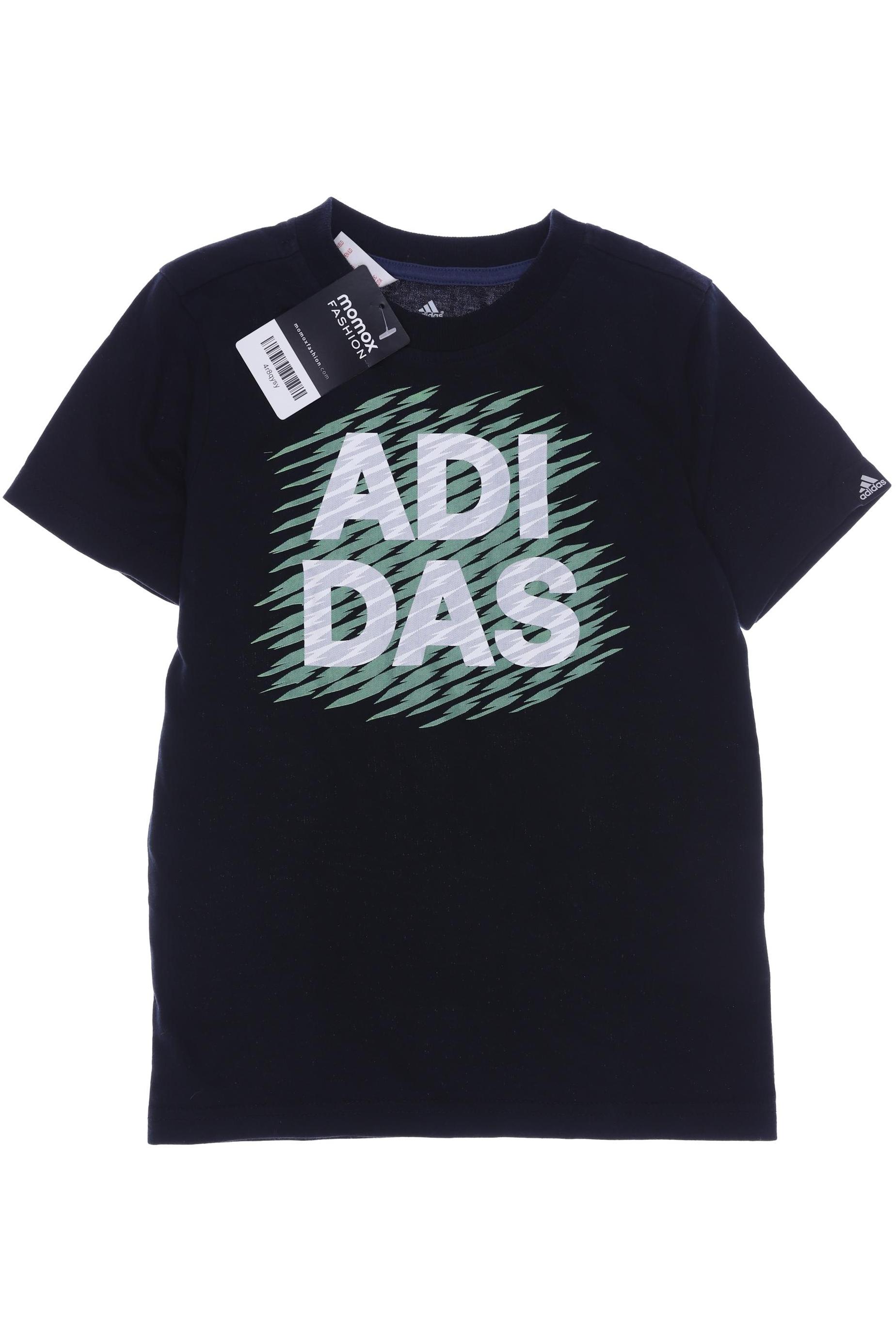 adidas Damen T-Shirt, marineblau, Gr. 128 von Adidas