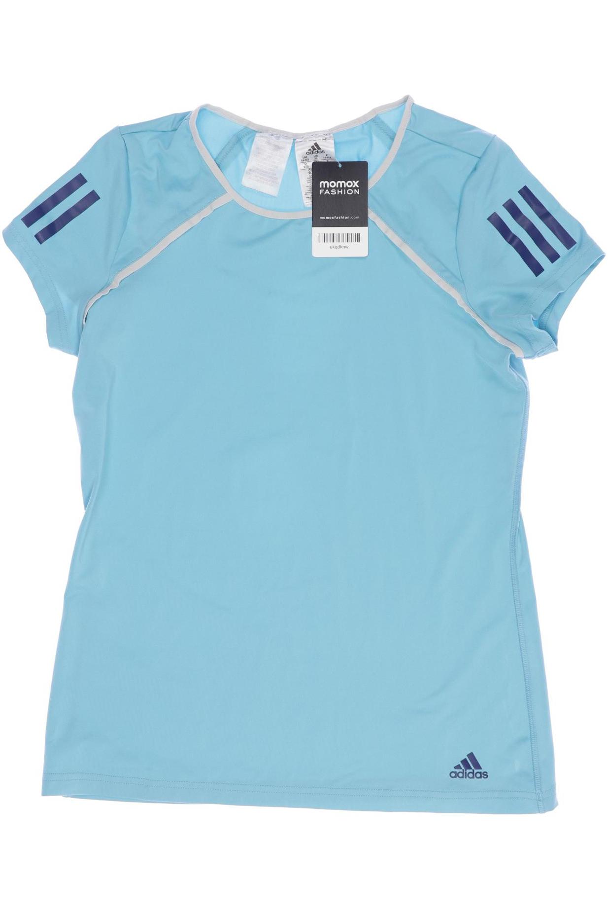 adidas Damen T-Shirt, hellblau, Gr. 170 von Adidas