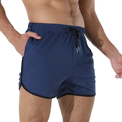 Adigaber Sport Shorts Herren Schnell Trocknend Kurze Hose Mit Tasche Fitness Training Outdoor Sporthose mit Elastische Taille von Adigaber