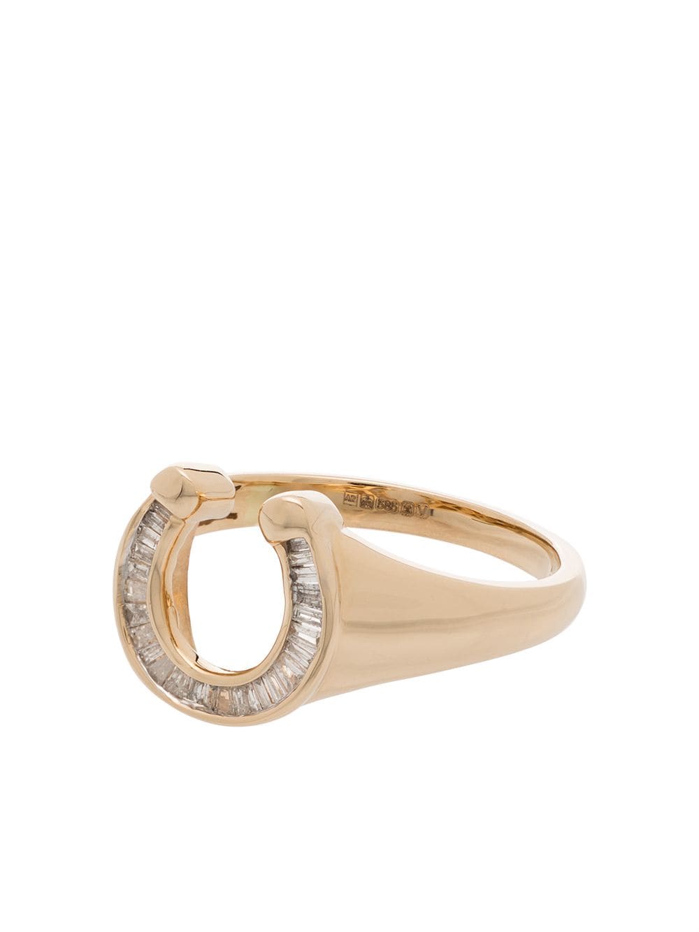 Adina Reyter 14kt Gelbgoldring mit Diamanten von Adina Reyter