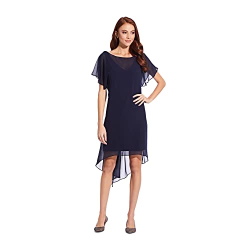 Adrianna Papell Chiffon Overlay Etuikleid - blau - Groß Adrianna Papell Chiffon Overlay Etuikleid - blau - Groß von Adrianna Papell