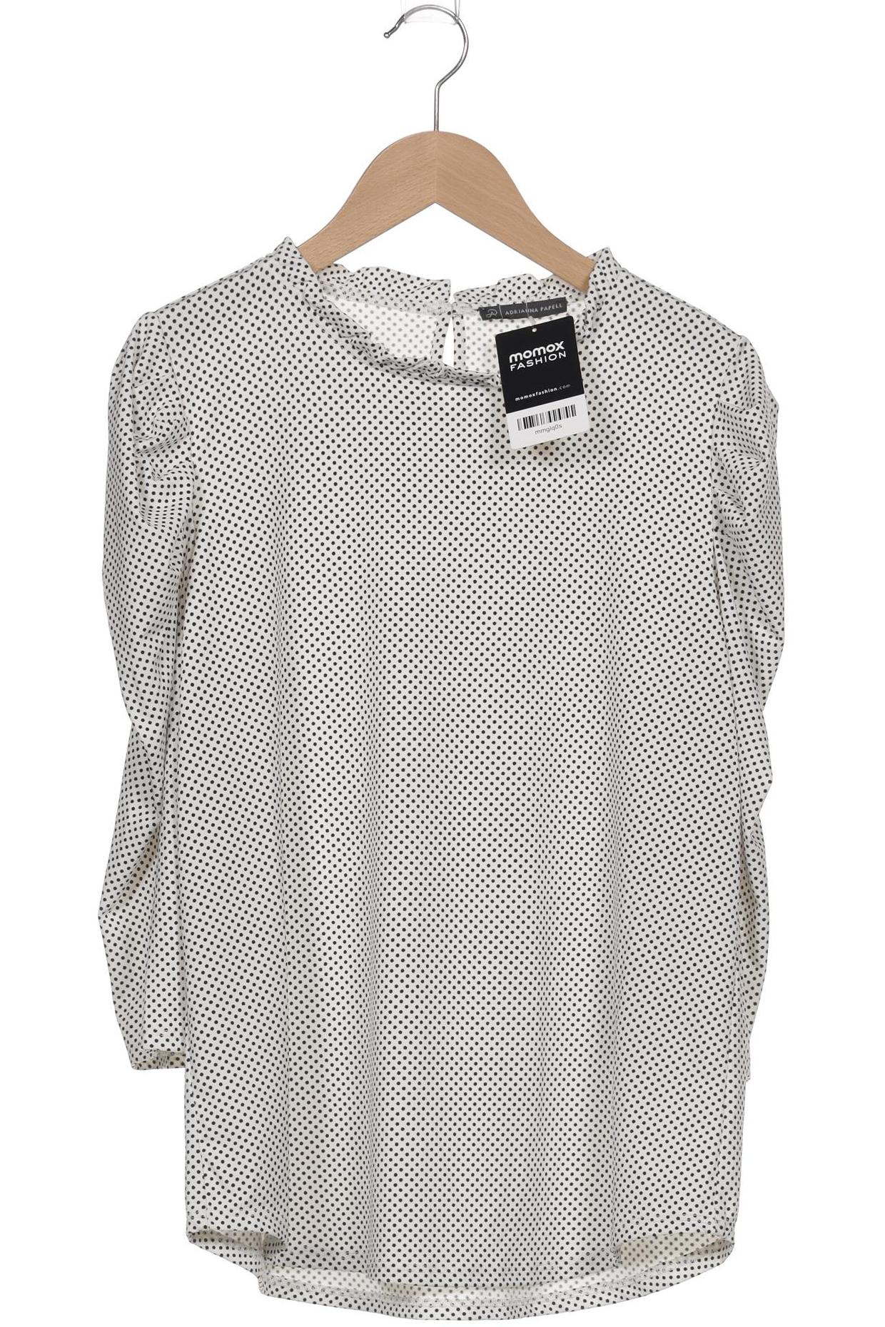 adrianna papell Damen Langarmshirt, weiß, Gr. 42 von Adrianna Papell