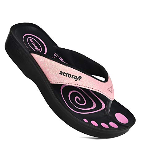 Aerosoft Damen Gliteratti Flip Flop, Erwachsene, rosa (glitter pink), 38 EU von Aerosoft