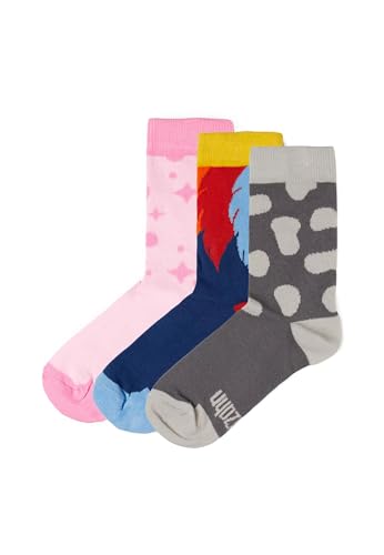 Affenzahn Socken 3er Pack superweich farbenfroh aus Bio-Baumwolle Einhorn Tukan Hund - Bunt von Affenzahn