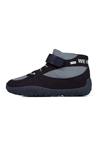 Affenzahn Wintersneaker Wolle Dreamer wasserdicht, warm gefüttert aus recycelter Wolle Größe 31-37 Bachblau - Blau von Affenzahn