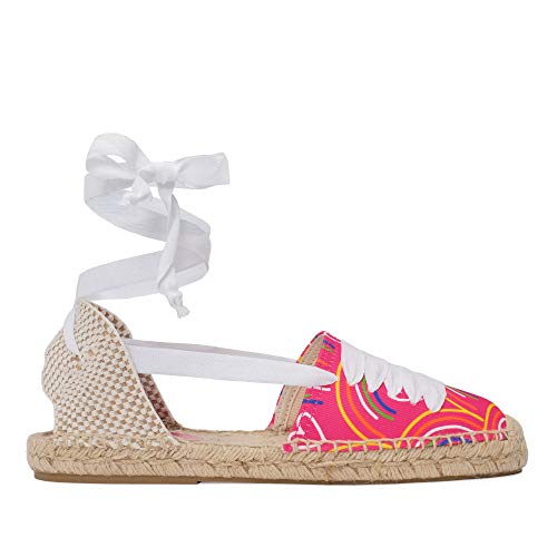 Agatha Ruiz de la Prada Damen A86 Sandale, Fucsia Cinta Blanca, 36 EU von Agatha Ruiz de la Prada