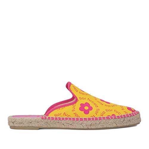 Agatha Ruiz de la Prada A89, Damensandale, Gelb, Flor, Fuchsia,36 EU von Agatha Ruiz de la Prada