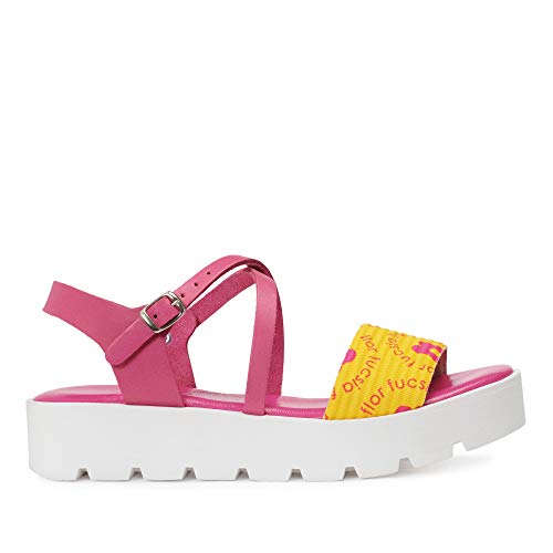 Agatha Ruiz de la Prada Damen A92 Sandale, Fucsia Amarillo, 36 EU von Agatha Ruiz de la Prada