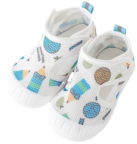 Lauflernschuhe Baby Barfußschuhe Sommer Babyschuhe Kleinkind Schuhe Jungen Mädchen Sandalen Atmungsaktive Kleinkind Anti-Rutsch Unisex,Blau,6-12 Monate/CN12.5 Lauflernschuhe Baby Barfußschuhe Sommer Babyschuhe Kleinkind Schuhe Jungen Mädchen Sandalen Atmungsaktive Kleinkind Anti-Rutsch Unisex,Blau,6-12 Monate/CN12.5 von Aggroot