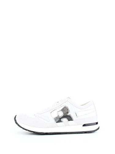 RUCOLINE Sneakers Herren Wildlederleder weiß 42 EU, Weiß, 42 EU von RUCOLINE