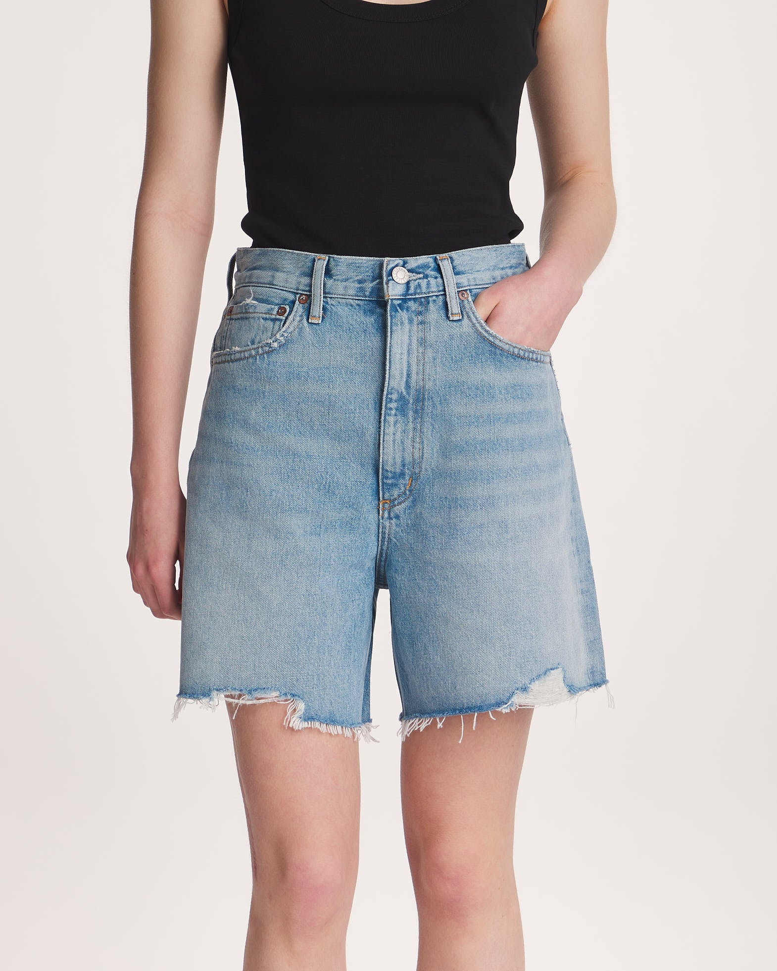 Agolde Shorts Stella In Agreement Denim von Agolde