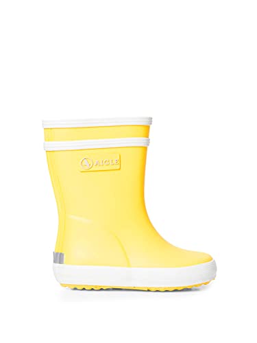 Aigle Unisex Kinder Baby Flac Stiefel, Gelb Jaune New, 22 EU von Aigle