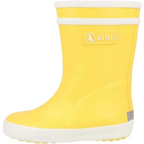 Aigle Unisex Kinder Baby Flac Stiefel, Gelb Jaune New, 22 EU von Aigle