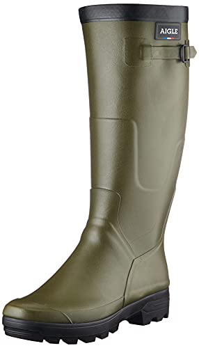 Aigle Unisex Benyl XL Gummistiefel Grün (Kaki) 48 von Aigle