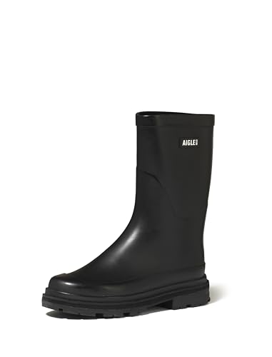 Aigle Damen MID RAIN Gummistiefel, Schwarz, 39 EU von Aigle