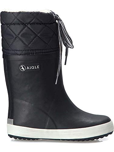 Aigle Unisex-Kinder Giboulée Gummistiefel Blau (Marine/Blanc) 19 EU von Aigle