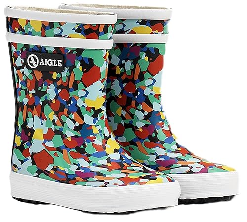 Aigle Jungen Unisex Kinder Baby FLAC Theme Gummistiefel, Terrazzo, 20 EU von Aigle